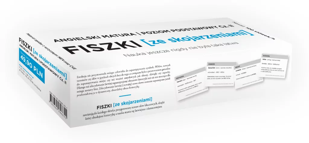 Angielski. Poziom podstawowy. Fiszki ze skojarzeniami. Część 2 - tantis.pl