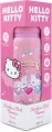 Bidon 550ml metalowy termos Hello Kitty Light Pink - tantis.pl