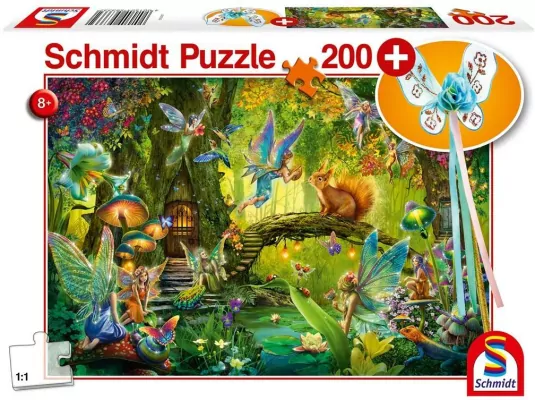Puzzle 200. Leśne wróżki z różdżką