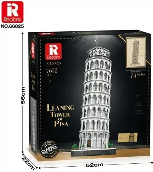 Klocki Tower of Pisa 7652el - tantis.pl