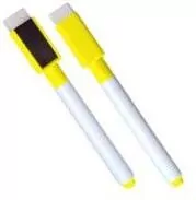 Marker suchościeralny z magnesem, żółty