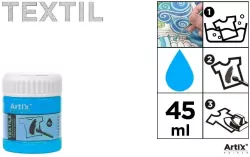 Farba do tkanin 45ml niebieski błękit