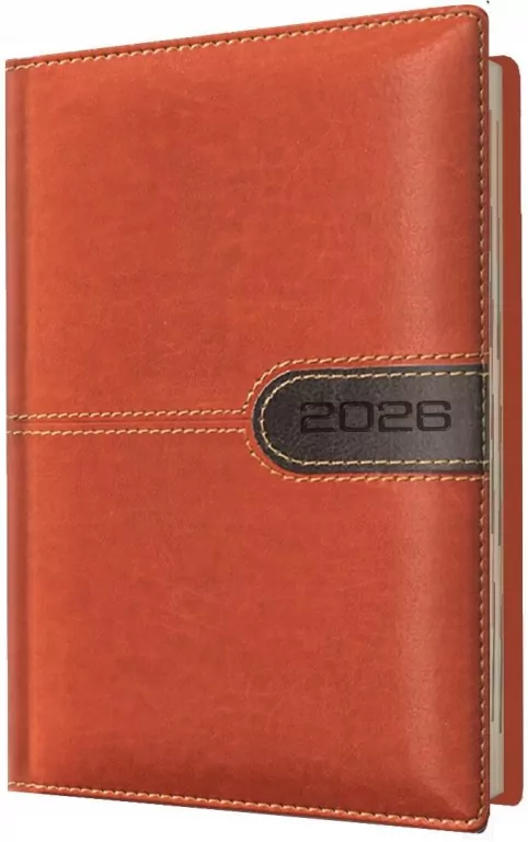 Kalendarz 2026 A6 tygodniowy brązowy - tantis.pl