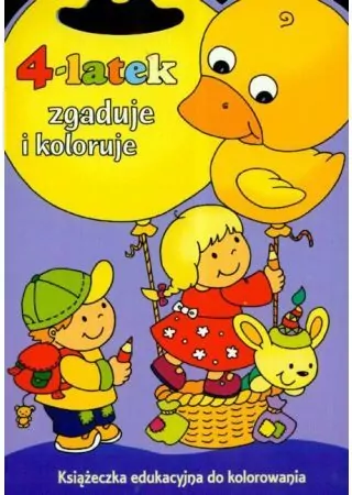 4 latek zgaduje i koloruje - tantis.pl