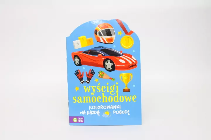 Wyścigi samochodowe. Kolorowanki na każdą pogodę - tantis.pl
