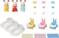 SYLVANIAN Trojaczki Króliczków z czekoladowymi uszami - tantis.pl