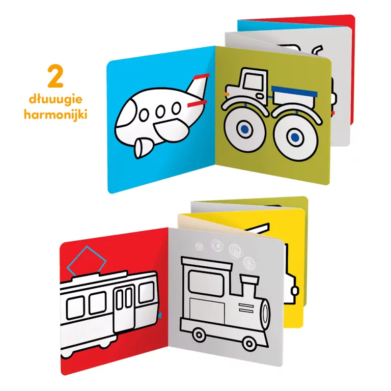 CzuCzu. Koloruję pojazdy. Dłuuugie rysowanki - tantis.pl