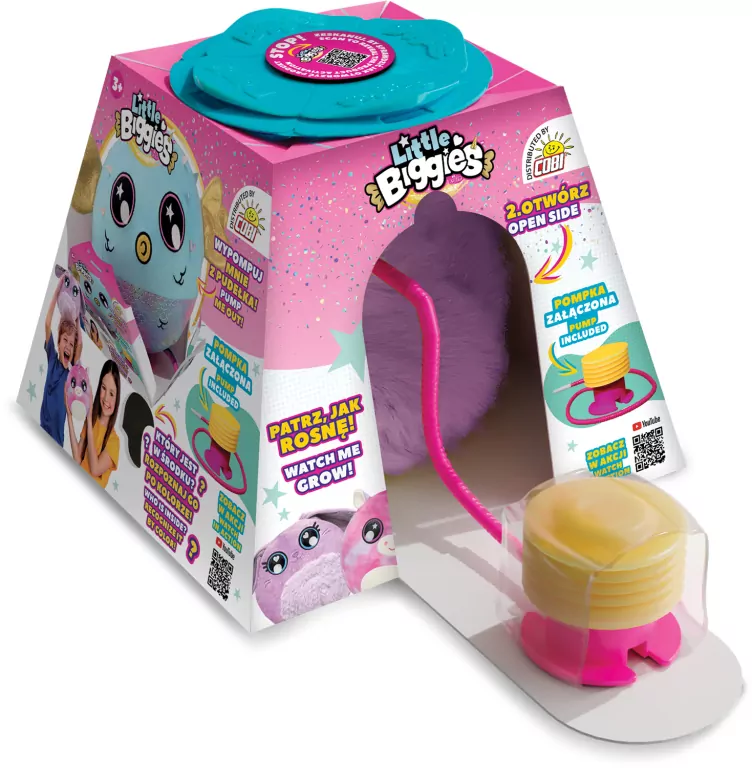 Little Biggies! Mini maskotka do pompowania - tantis.pl