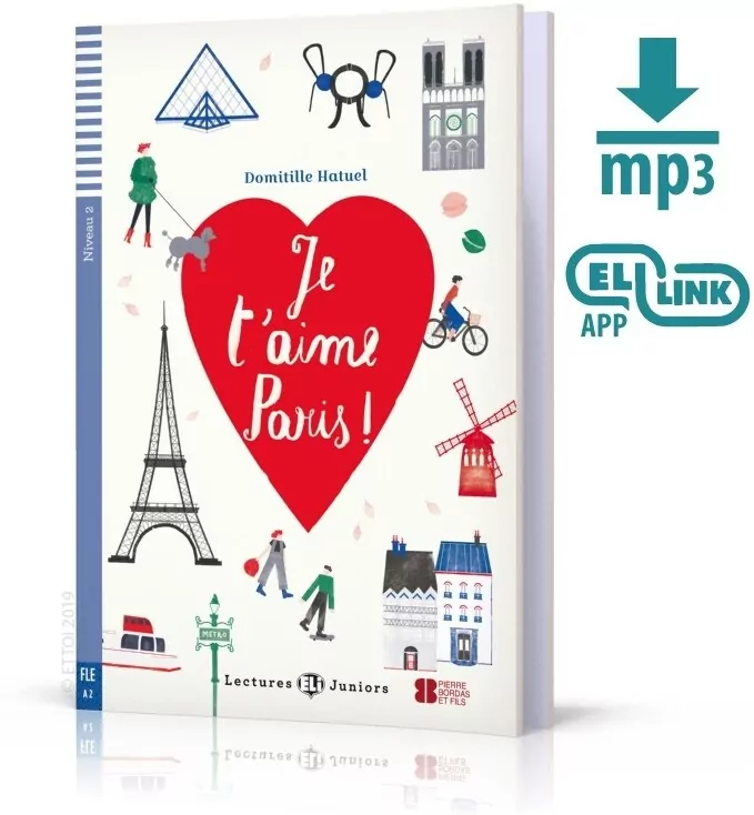 LF Je t'aime Paris książka + audio online A2 - tantis.pl