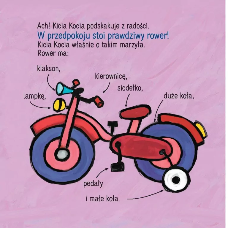 Kicia Kocia na rowerze - tantis.pl
