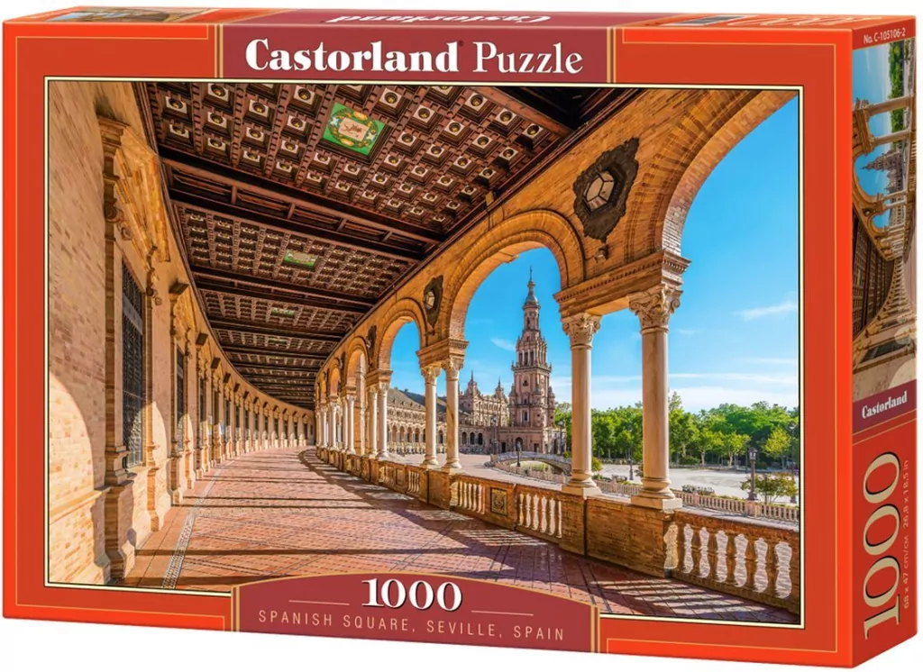 Castor. Puzzle 1000. Spanish Square, Seville, Spain - tantis.pl