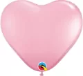 Balon serce 15cm. Pastelowy różowy - tantis.pl