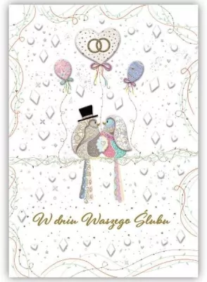 Kartka okolicznościowa Ślub