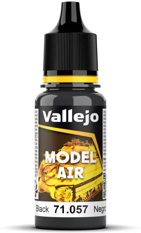 Vallejo: 71.057 - Model Air - Black (17 ml) - tantis.pl