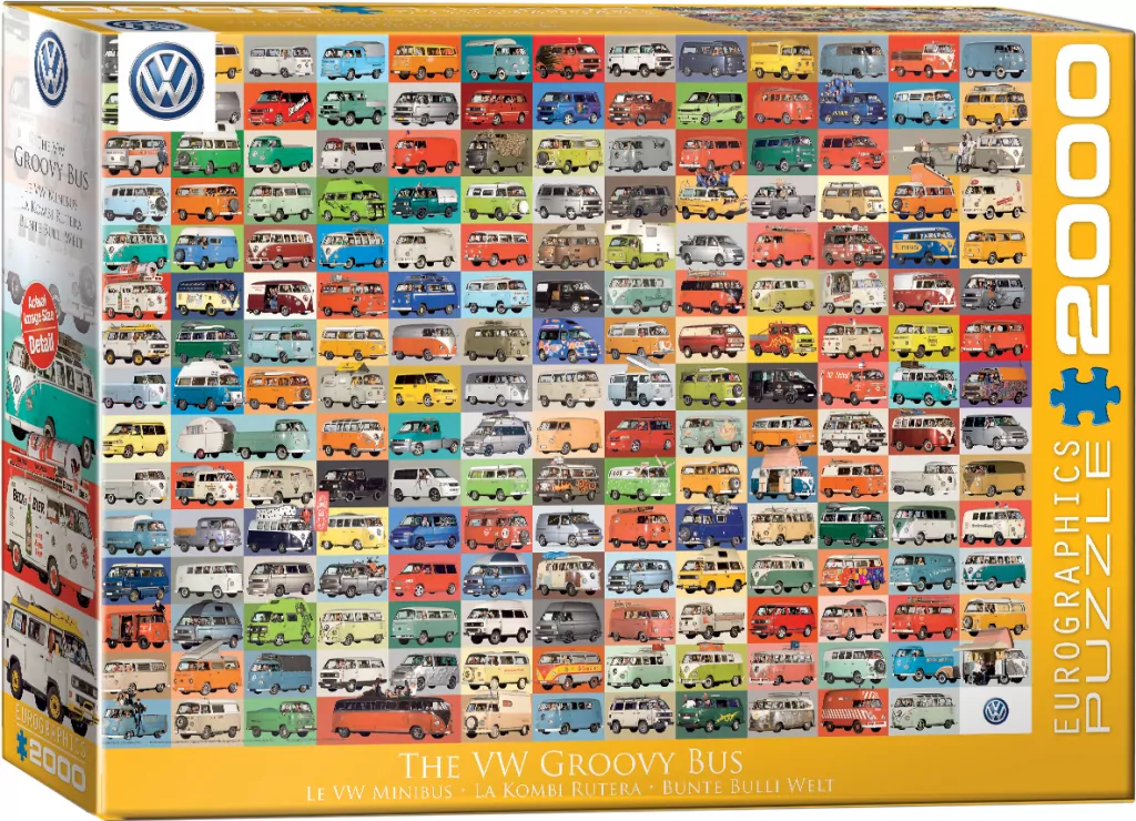 Puzzle 2000 The VW Groovy Bus 8220-0783 - tantis.pl