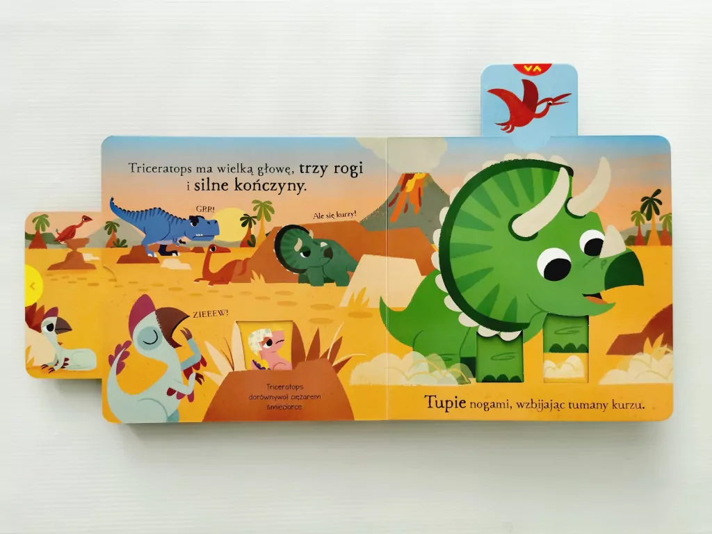 Triceratops. Poznajmy dinozaury. Akademia Mądrego Dziecka - tantis.pl
