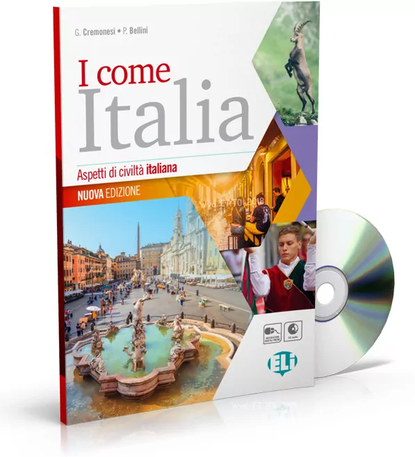 I come Italia - Aspetti di civilta italiana + audio mp3 + guida online - Nuova Edizione - tantis.pl
