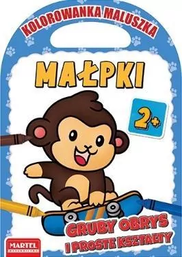 Małpki. Kolorowanka maluszka - tantis.pl