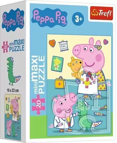 Puzzle miniMaxi 20. Beztroski dzień Peppy - tantis.pl