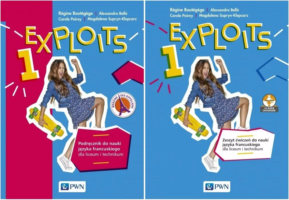 Pakiet: Exploits 1. Podręcznik / Zeszyt ćwiczeń. Liceum i technikum. Język francuski - tantis.pl