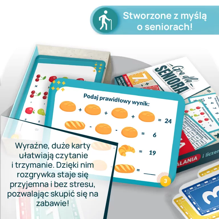 Gra dla Seniora. Działania i Liczenie - tantis.pl
