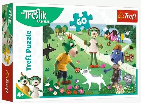 Puzzle 60. Radosny dzień Treflików. 17377 - tantis.pl