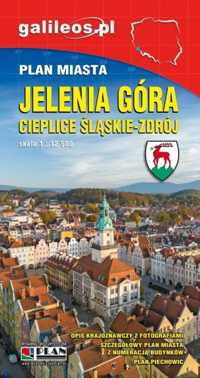 Jelenia Góra, Cieplice Śląskie-Zdrój - plan miasta - tantis.pl