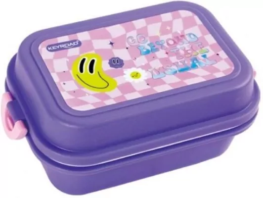 Lunch box plastikowy z przegródką Smile