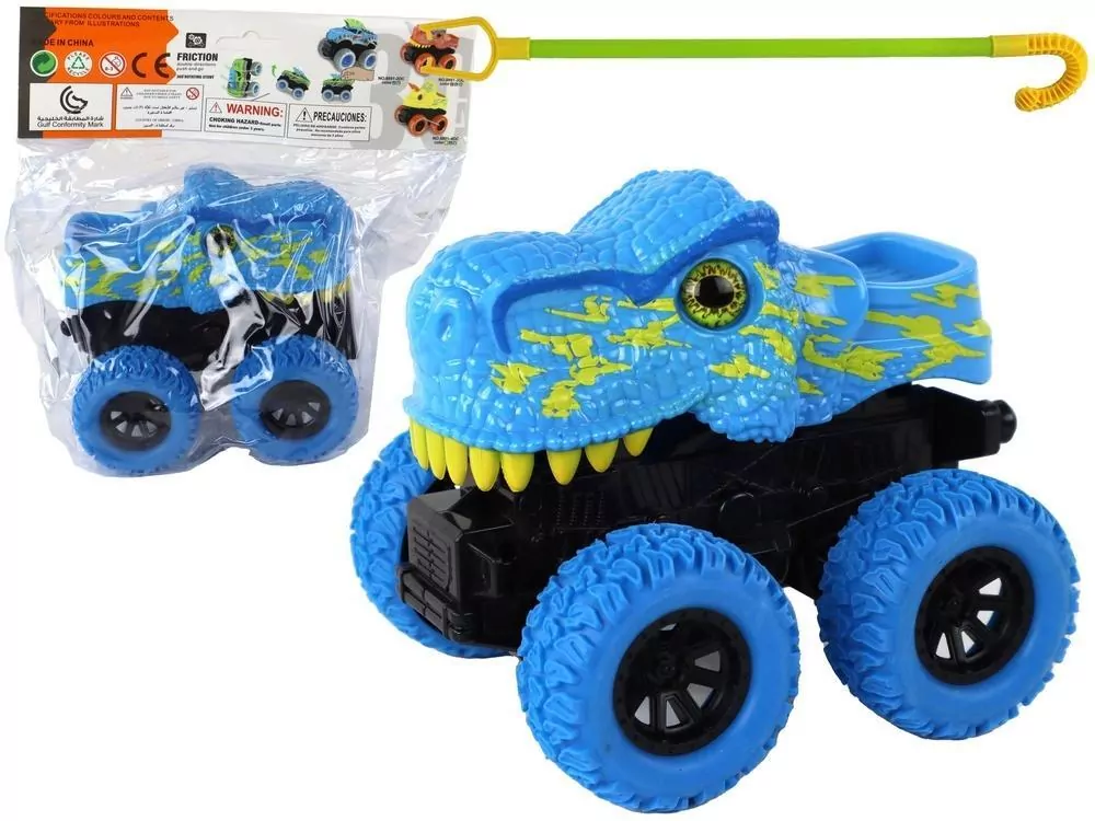 Terenówka pchacz Tyranozaur niebieski - tantis.pl