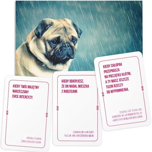 Memy: Imprezowa gra karciana dla okropnych ludzi, którzy wiedzą jak się dobrze bawić - tantis.pl