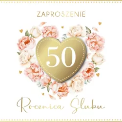 Zaproszenie Rocznica Ślubu