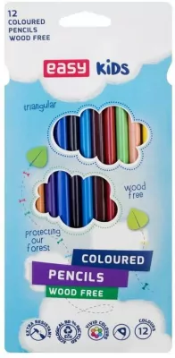 Kredki trójkątne. 12 kolorów