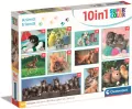 Clementoni. Puzzle 10w1. Super Kolor Animal Friends - tantis.pl