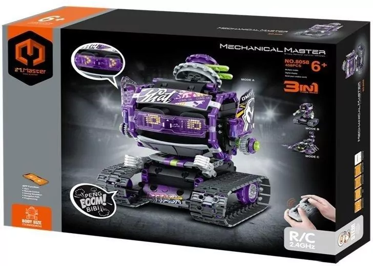 Klocki R/C Robot 3w1 458el - tantis.pl