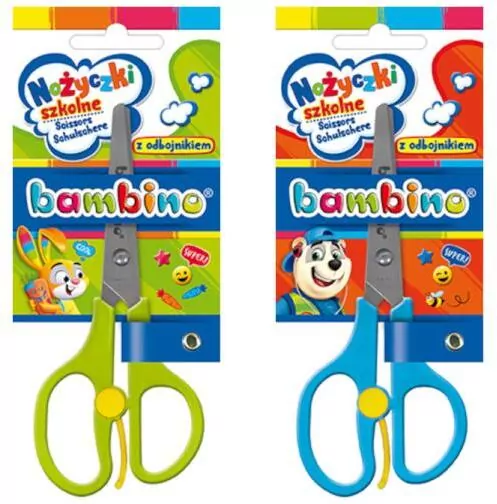 Nożyczki szkolne Bambino z odbojnikiem - tantis.pl