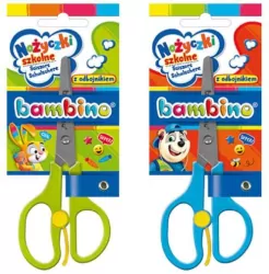 Nożyczki szkolne Bambino z odbojnikiem