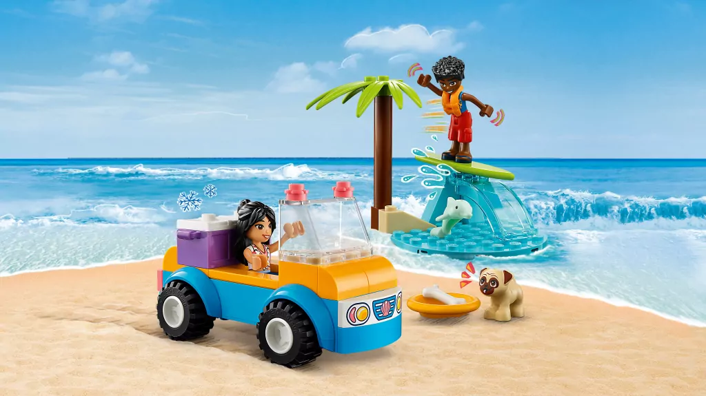 LEGO® Friends. Zabawa z łazikiem plażowym. 41725 - tantis.pl