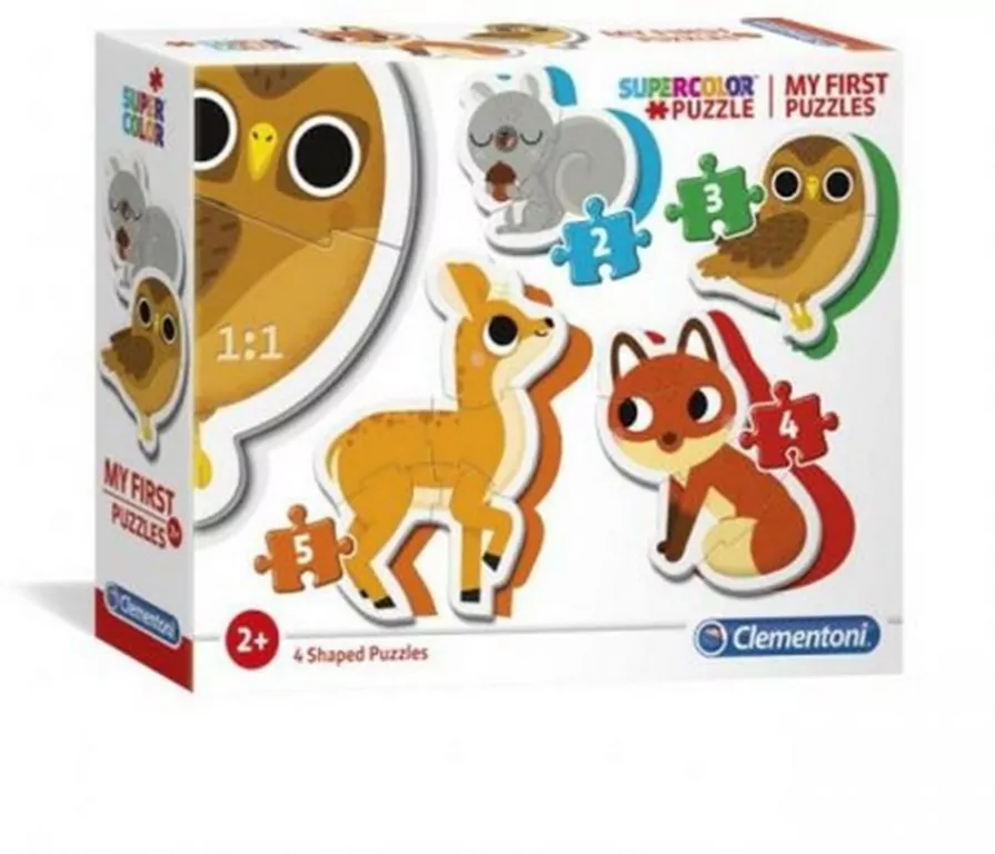 Clementoni. Moje Pierwsze Puzzle. Forest animals - tantis.pl