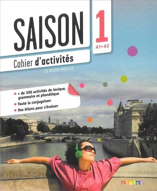 Saison 1 Ćwiczenia A1-A2 + CD Język francuski - tantis.pl