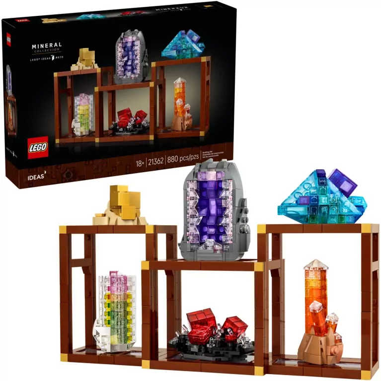 LEGO® Ideas. Kolekcja minerałów 21362 - tantis.pl