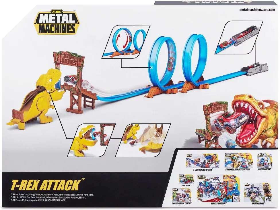 Metal Machines zestaw. Atak T-Rexa - tantis.pl