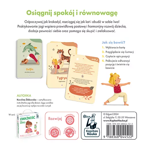 Joga dla dzieci. Trening ciała i umysłu. Kapitan Nauka - tantis.pl