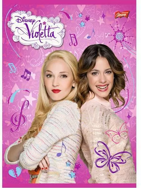 Zeszyt 16k linia podw.kolor Disney Violetta p15 MAJEWSKI  cena za - tantis.pl