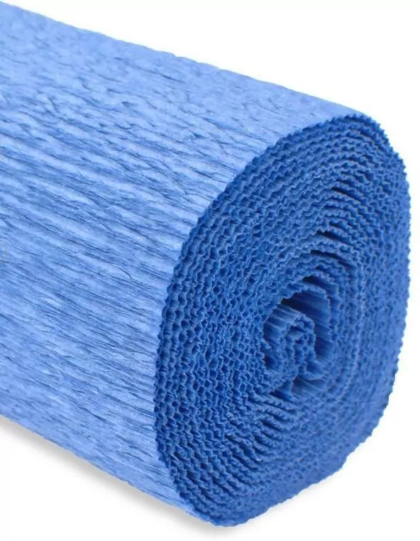 Krepina 50x250cm 180g niebieski lazur - tantis.pl