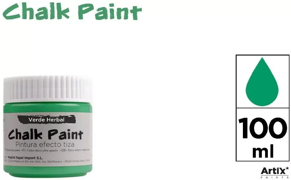 Farba kredowa 100ml las tropikalny (6szt) - tantis.pl