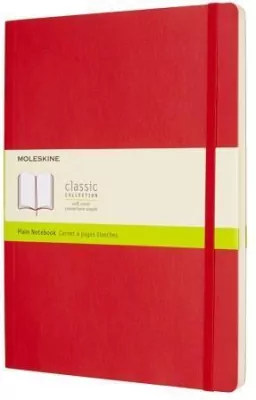 Notes Classic 19x25 gładki - czerwony MOLESKINE