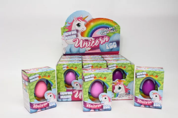 Jajo rosnące Jednorożec 6cm 6 kolorów p12 mix cena za - tantis.pl