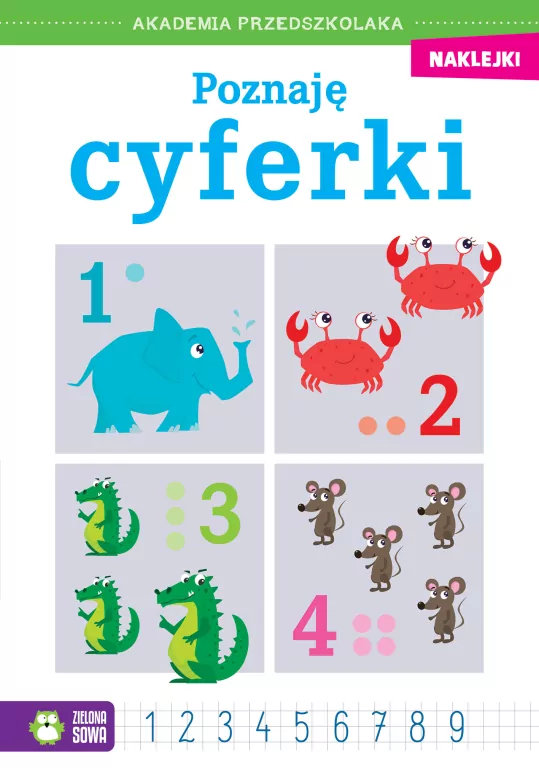 Akademia przedszkolaka. Poznaję cyferki - tantis.pl