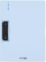 Deska A4 z bocznym klipem błękitna STRIGO