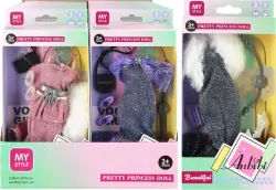 Ubranka, akcesoria dla lalek 11x23x3 Mix